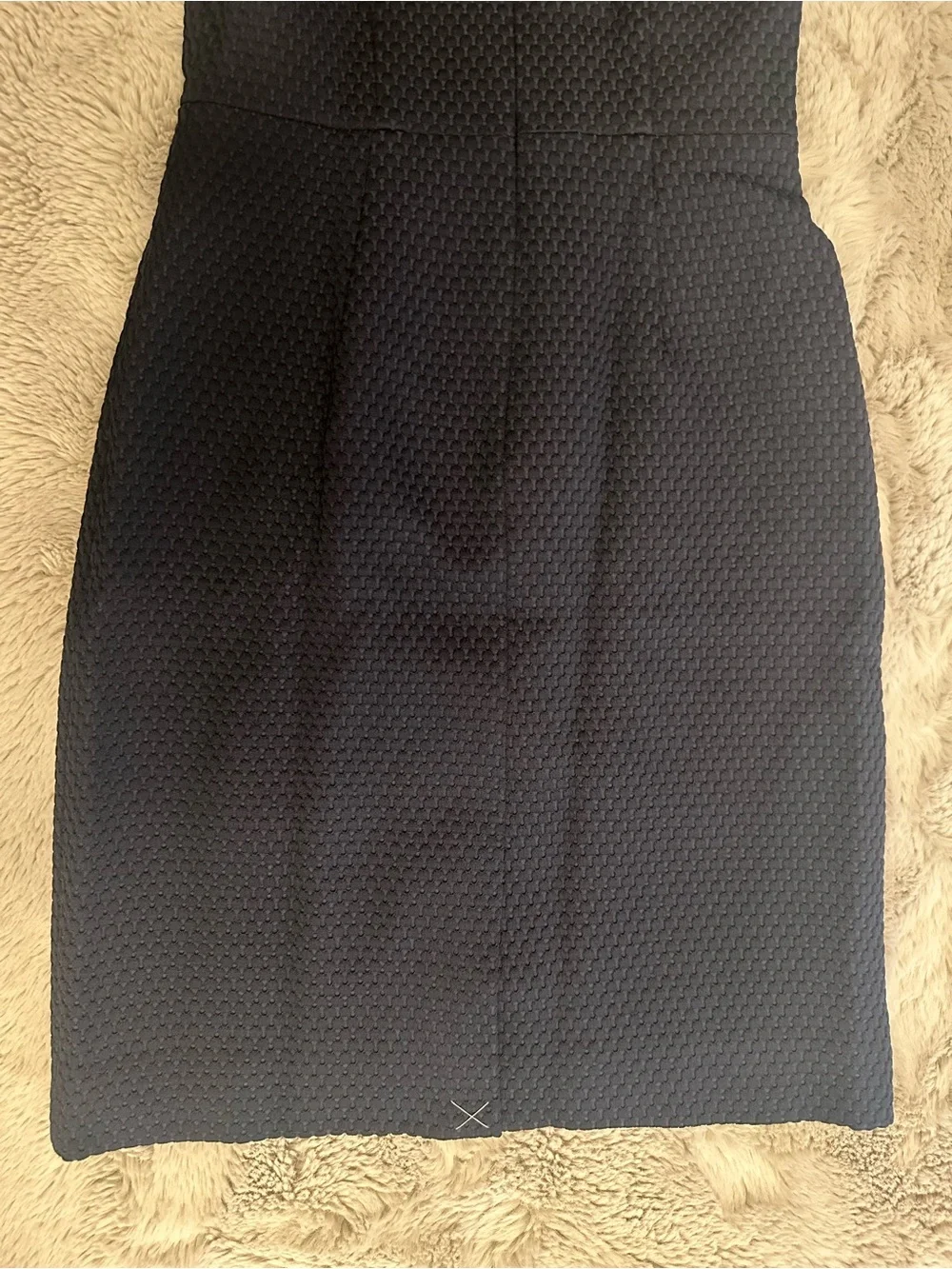 J. Crew Navy Textured Sleeveless Sheath Dress NWT, Size 6